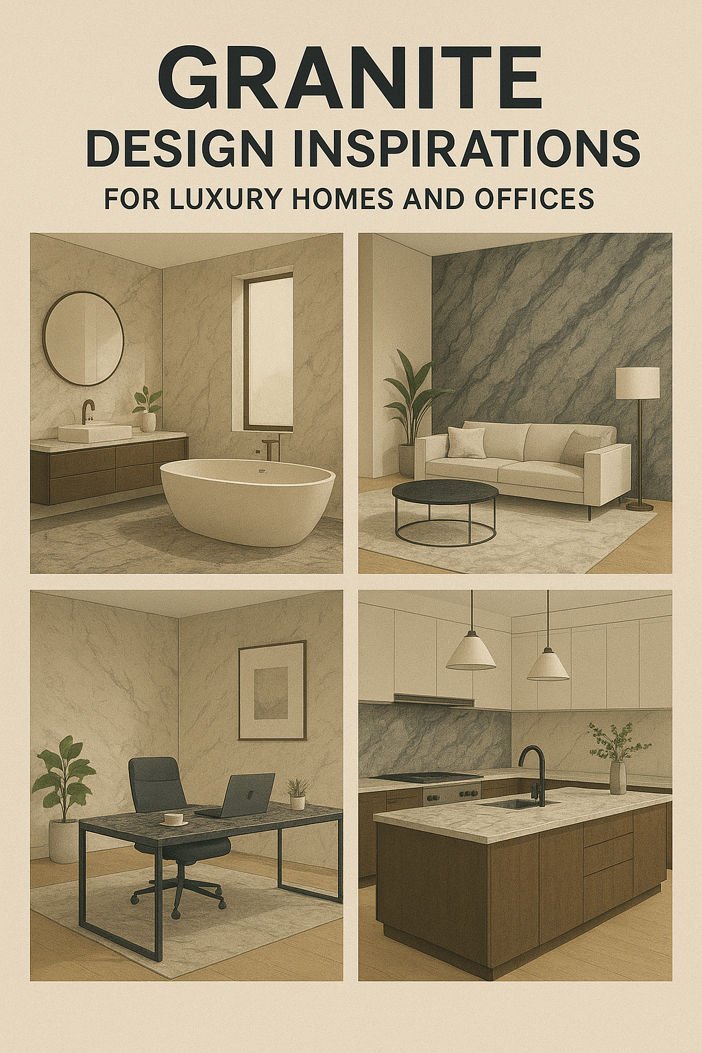 Granite Design Inspirations for Luxury Homes and Offices